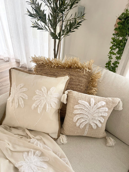 Fringed Seagrass Cushions