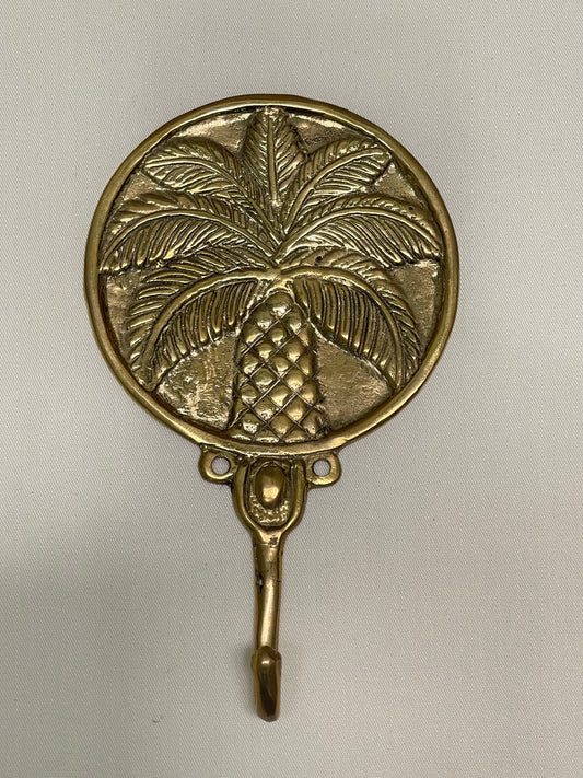 Brass Round Palm Tree Hook