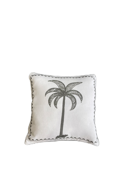 Olive Palm Tree Cushion